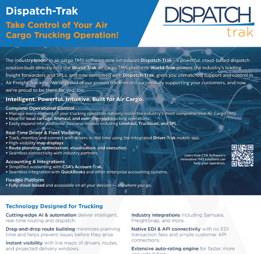 Take Control of Your Air Cargo Trucking Operation